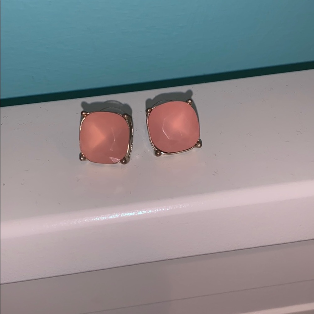 PINK AND GOLD EARRINGS